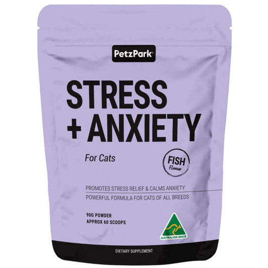Petz Park Stress Anxiety for Cats Fish Flavour 60 Scoops - 90g