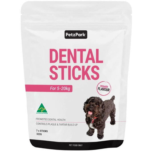 Petz Park Dental Sticks For Dogs Veggie 5-20kgs