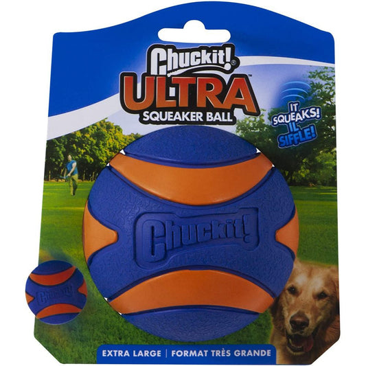 Chuckit! Ultra Squeaker Ball Dog Toy Extra-Large 1-Pk