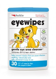 Wipes  Eye Pkt 30 (Petkin)