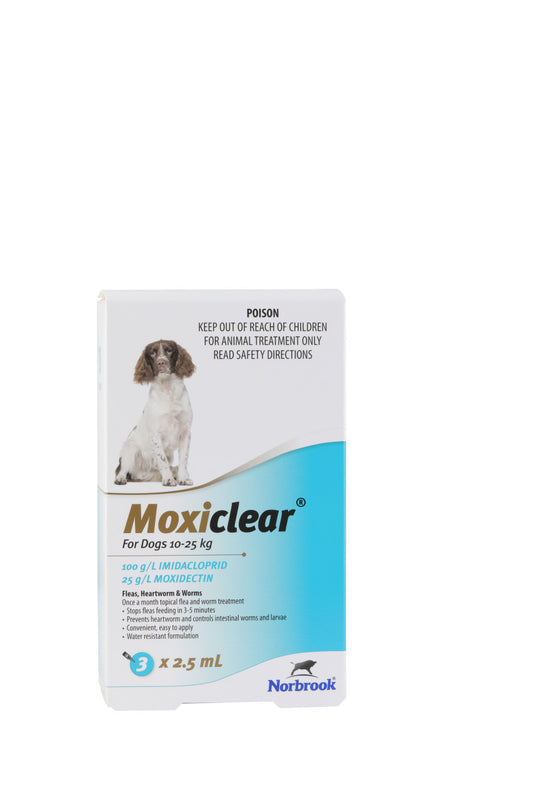 Moxiclear® for Dogs 10-25kg 3pk