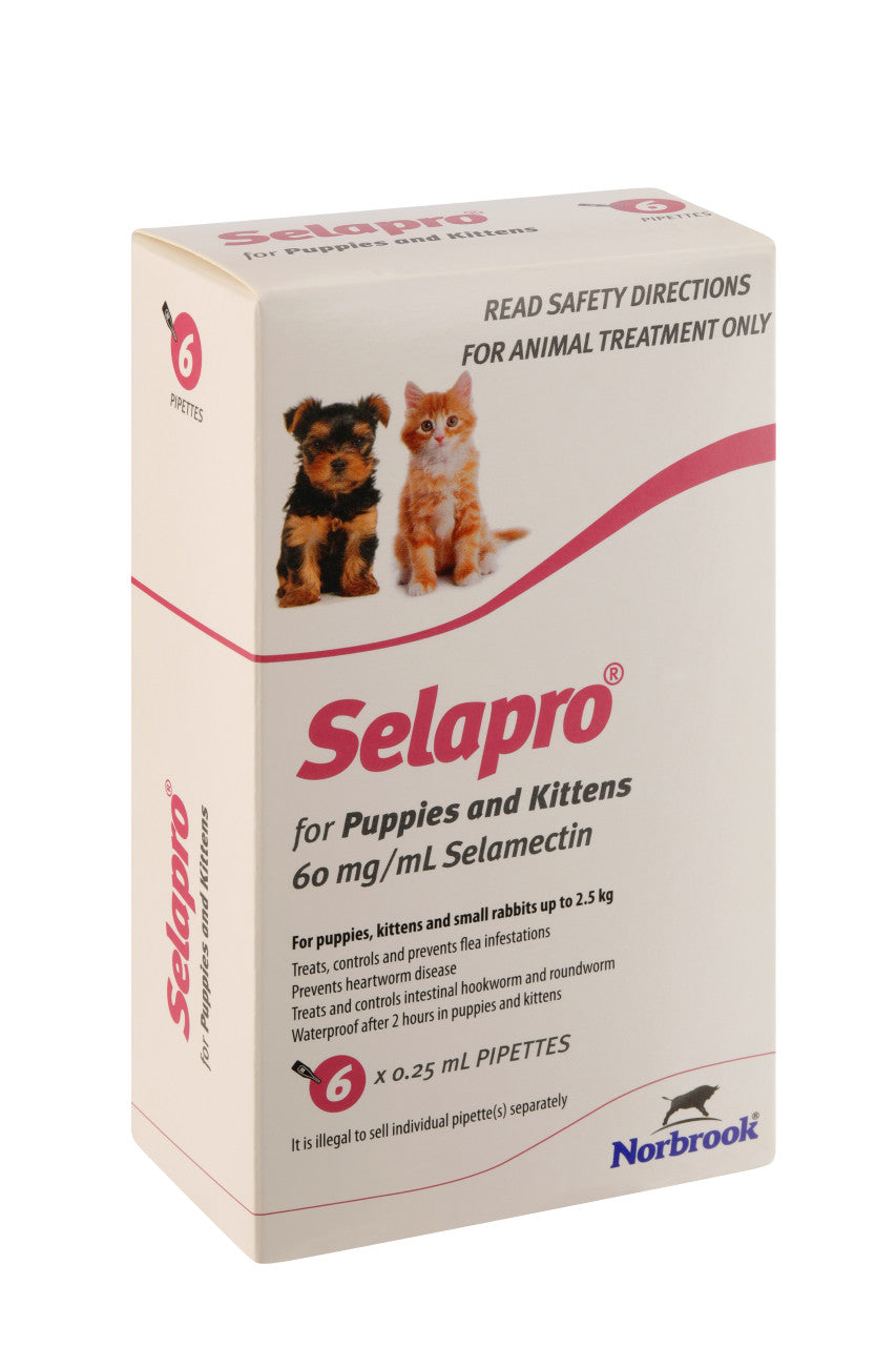 Selapro® Spot On Puppy/Kitten 6pk