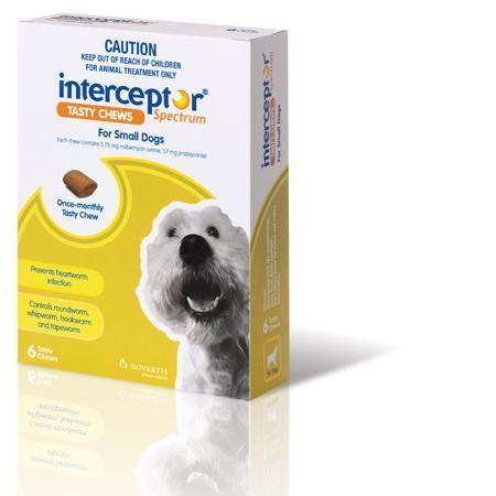 Interceptor Spectrum Small Dogs 6 Pack