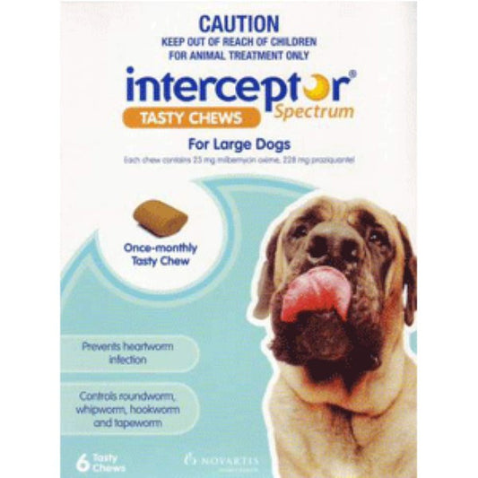 Interceptor Spectrum Large Dogs 6 Pack