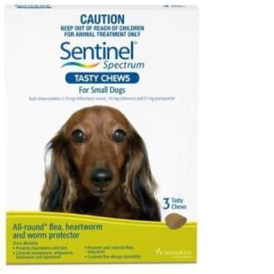 Sentinel Spectrum Small Dog 3 Pack