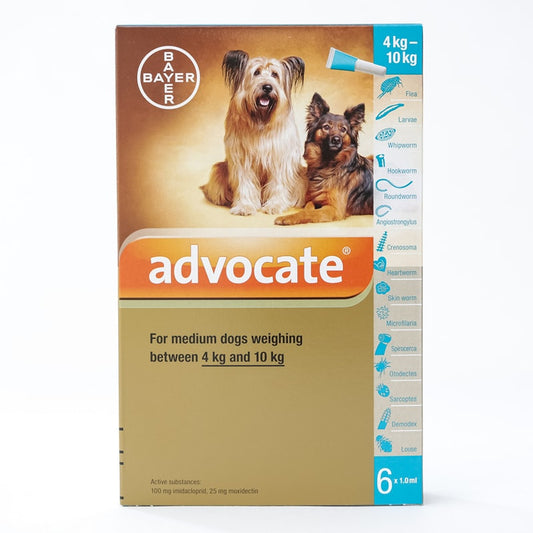 Advocate for Medium Dogs  4-10Kg (8.8-22lbs), 6 Pack