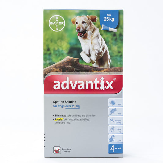 Advantix For Extra Large Dogs Over 55lbs(25kg), 4 Pack