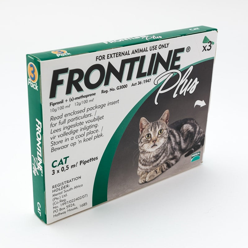 Frontline Plus For Cats & Kittens, 3 Pack