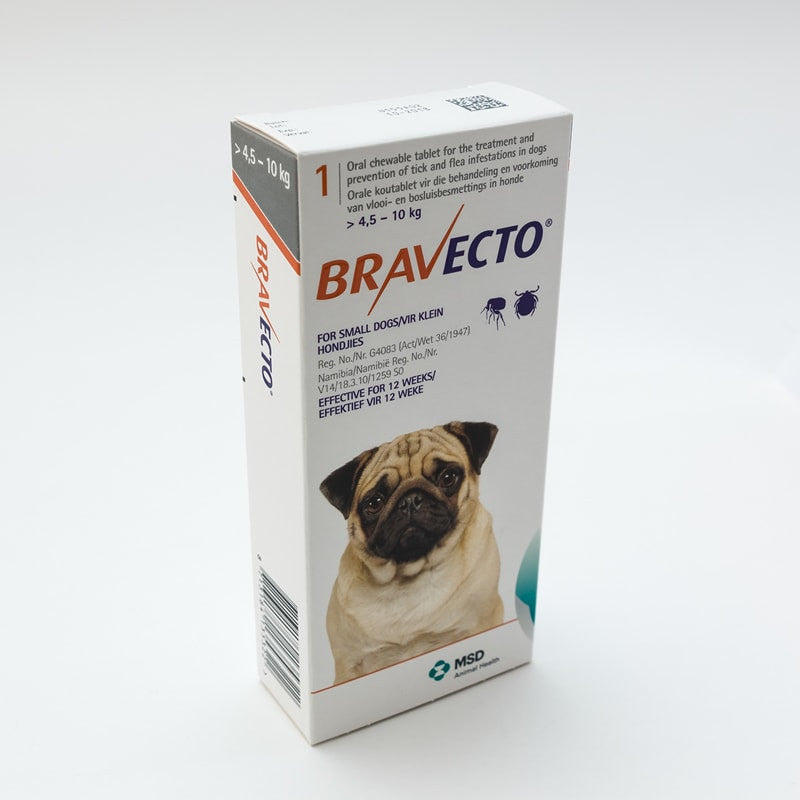 Bravecto 250mg  For Small Dogs 4.5-10kg (10-22lbs)