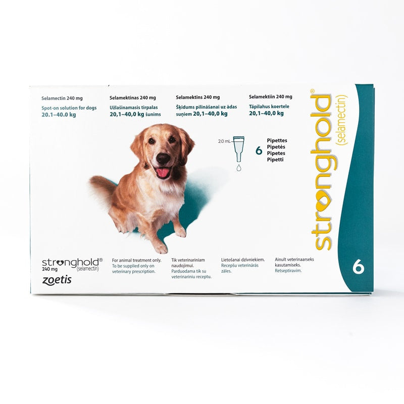 Stronghold For Dogs 20.1-40kg (44-88lbs) Teal, 6 Pack