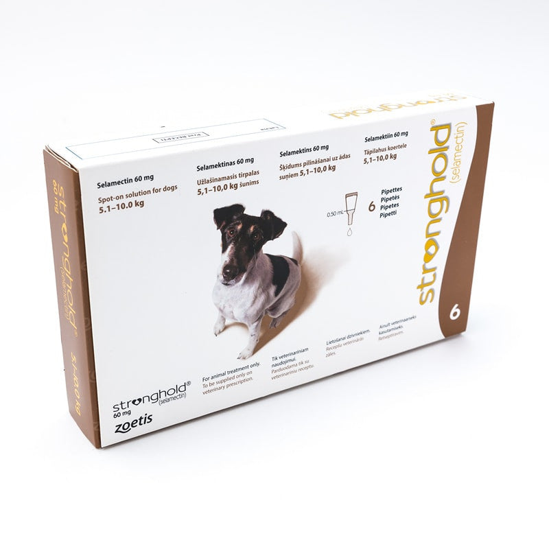 Stronghold for Dogs 5.1-10kg (11-22lbs) Brown, 6 Pack