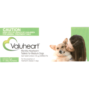 Valuheart Heartworm (Green) Medium Dogs
