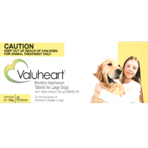 Valuheart Heartworm (Gold) Large Dogs