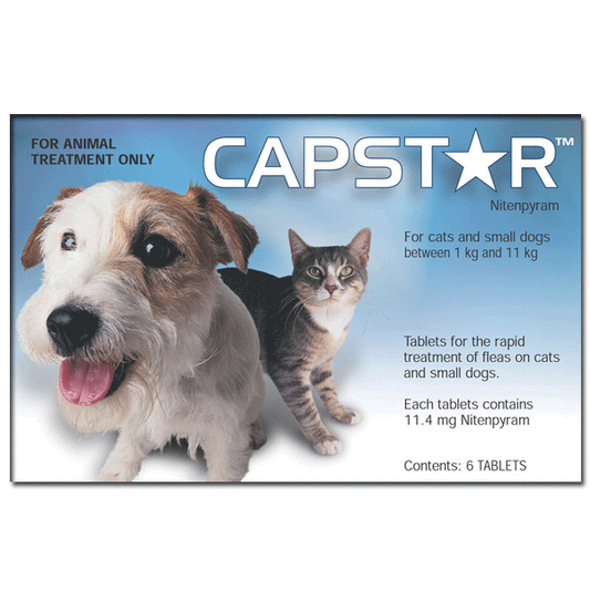 Comprimés Capstar pour chats et petits chiens 0,5 à 11 kg (2 à 24 lb)