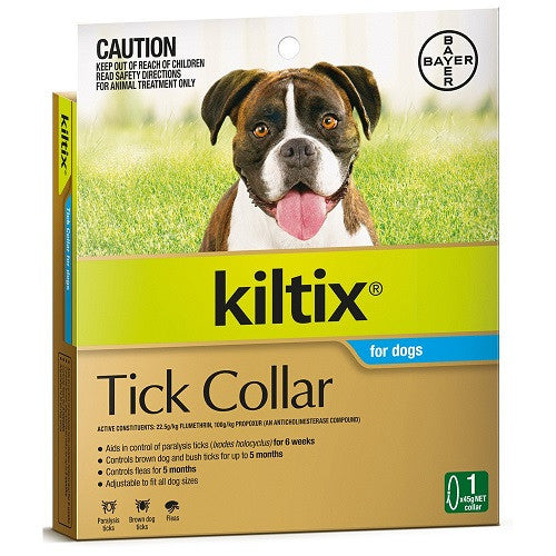 Collier anti-tiques Kiltix pour chiens