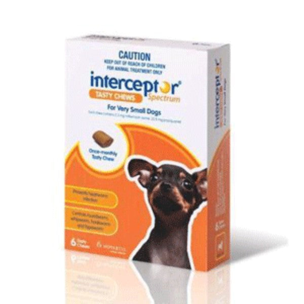 Interceptor Spectrum Very Small Dog 6 Pk