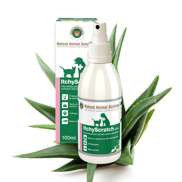 NAS ItchyScratch Spray para la piel para perros y gatos