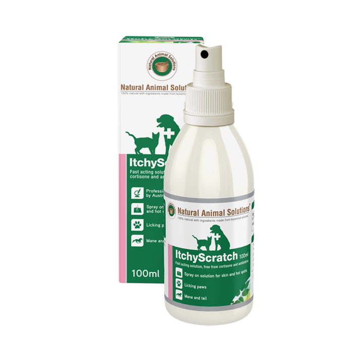 NAS ItchyScratch Spray para la piel para perros y gatos