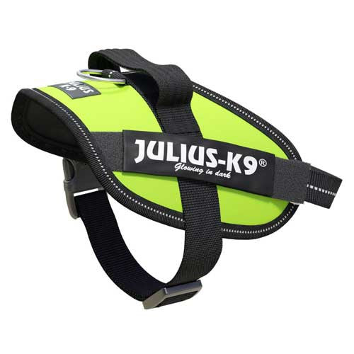 Julius-K9 IDC-Powerharnais pour chiens Taille : Mini-Mini, Vert fluo