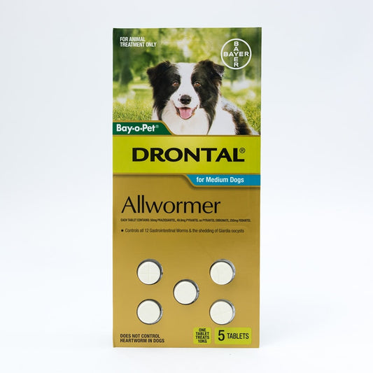 Drontal Allwormer Comprimidos Para Perros Medianos